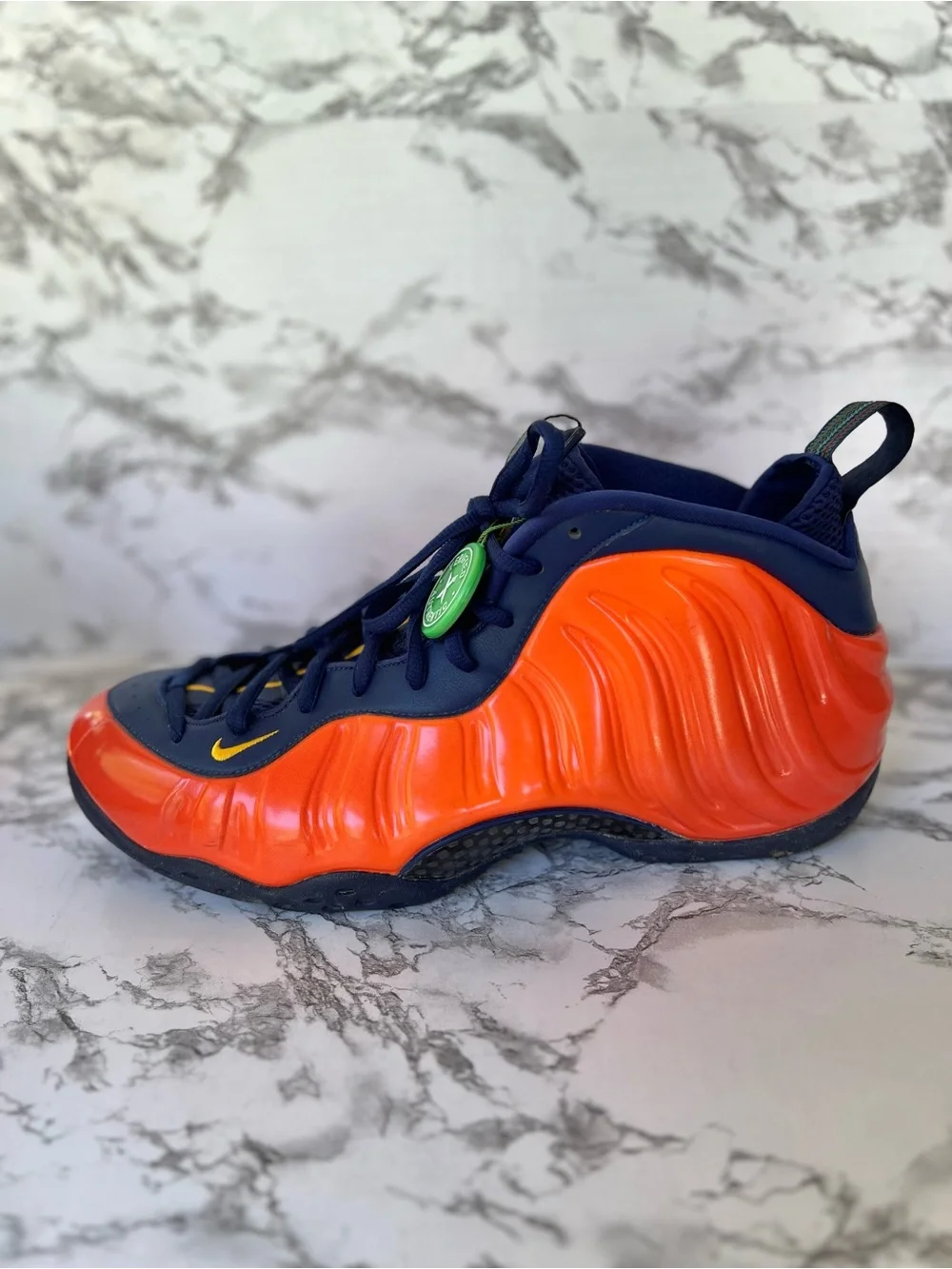 Nike Air Foamposite One Blue Void Rugged Orange Men’s Basketball Sneaker 13